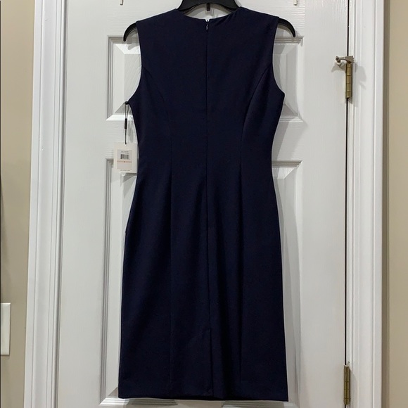 NWT Calvin Klein Navy Dress - Picture 3 of 4
